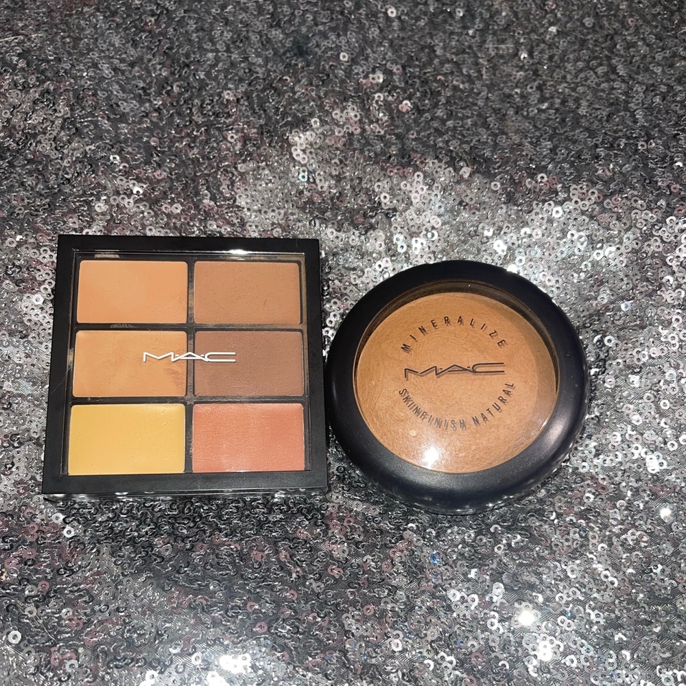 MAC Cosmetics Pro face set - palette and skinfinish - medium deep